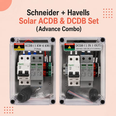 Siemens + Havells Solar ACDB & DCDB Set (Advance Combo)