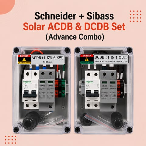 Schneider + Sibass Solar ACDB & DCDB Set (Advance Combo)