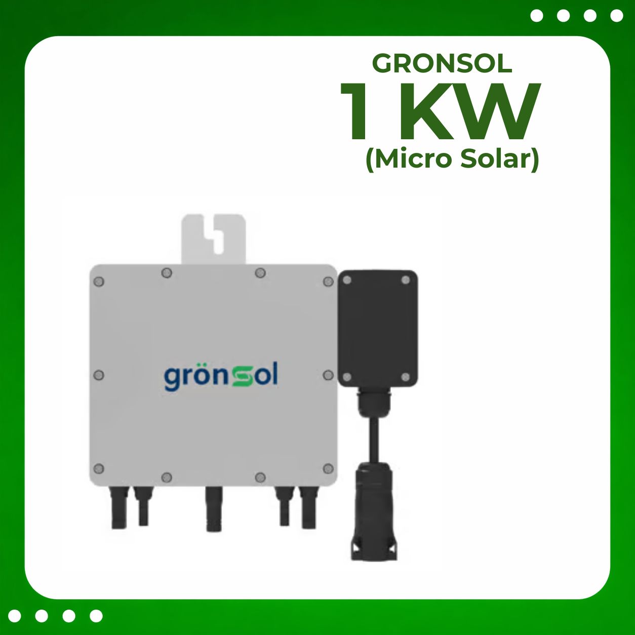 Gronsol 1 kW Micro Solar Inverter