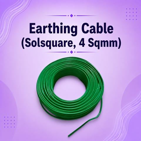 Earthing Cable (Solsquare, 4 Sqmm) – Copper