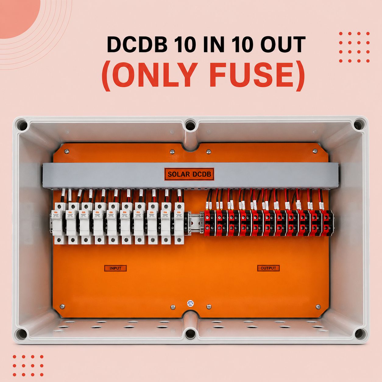 DCDB 10 IN 10 OUT (ONLY FUSE)