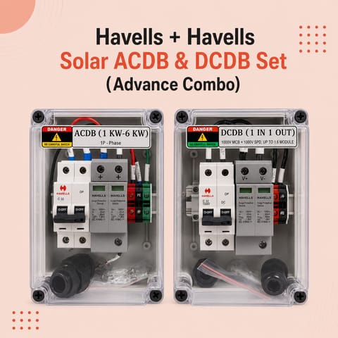Havells + Havells Solar ACDB & DCDB Set (Advance Combo)