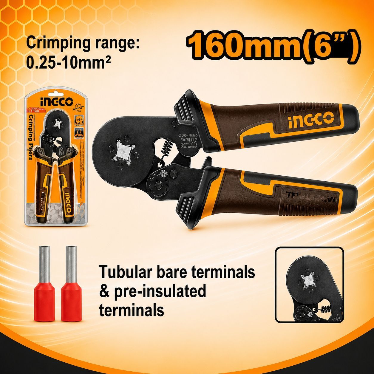 Ratchet crimping plier