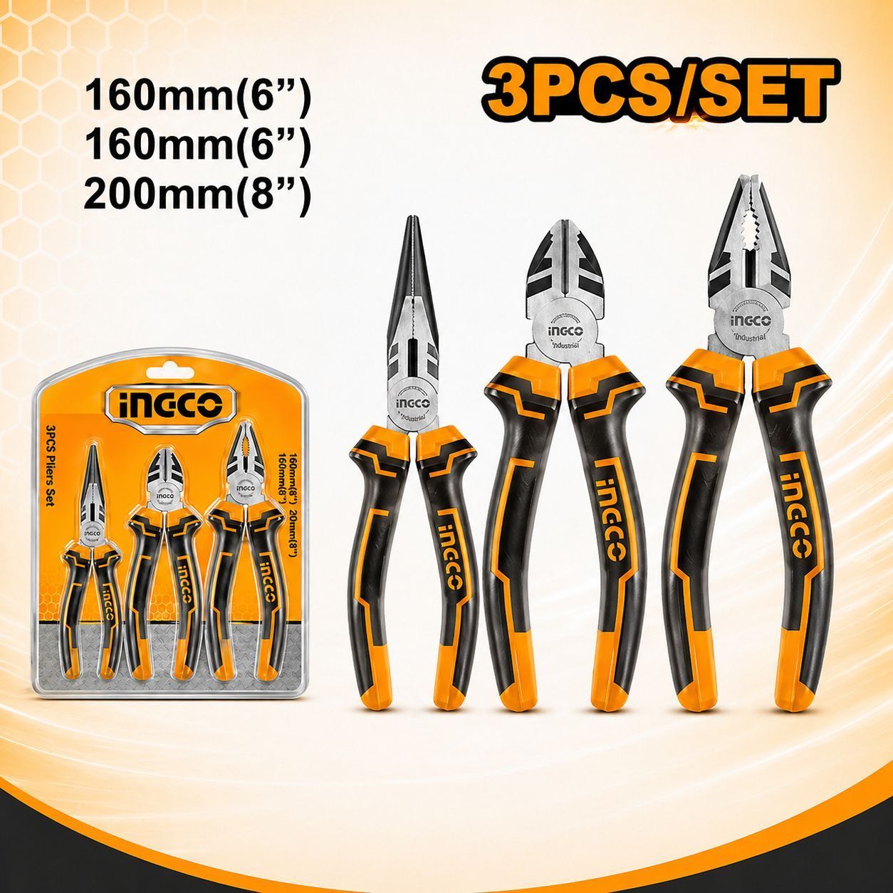 3 Pcs pliers set