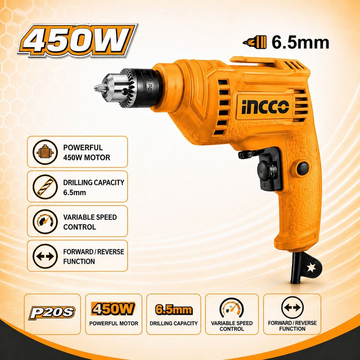 Electric drill 450W