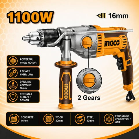 Impact drill 1100W