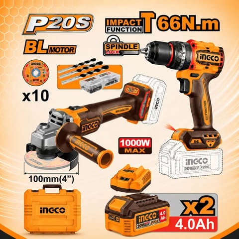 Cordless 2 pcs combo kit