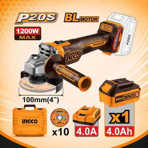 Cordless angle grinder