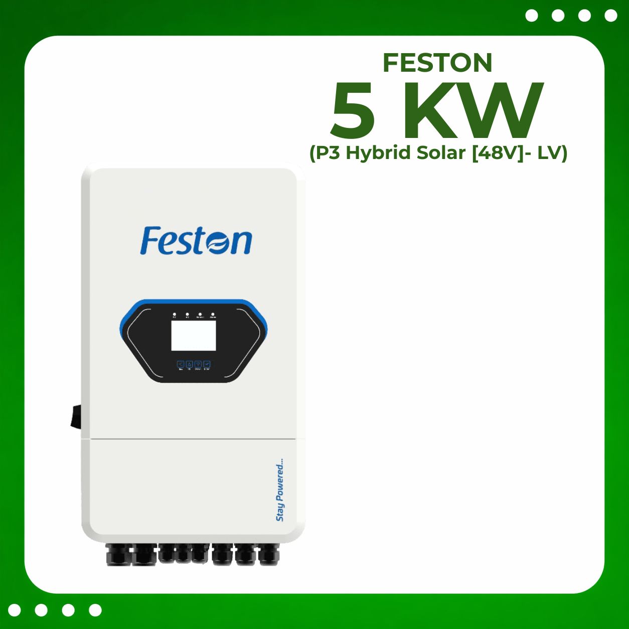 Feston 5 Kw P3 ( 48V )Hybrid Solar Inverter