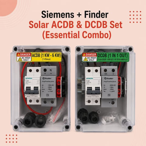 Siemens + Finder Solar ACDB & DCDB Set (Essential Combo)