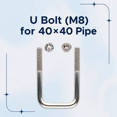 U Bolt (M8) for 40×40 Pipe