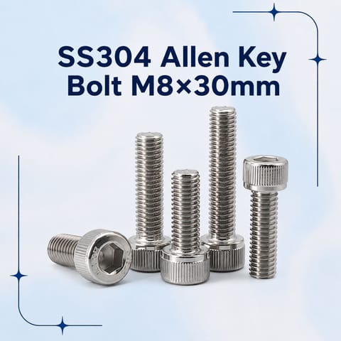 SS304 Allen Key Bolt M8×30mm