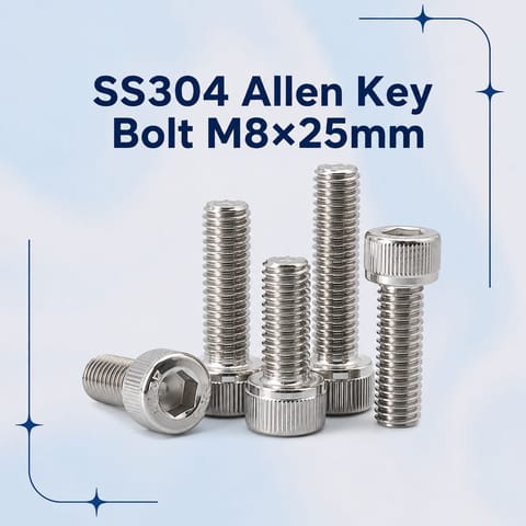 SS304 Allen Key Bolt M8×25mm