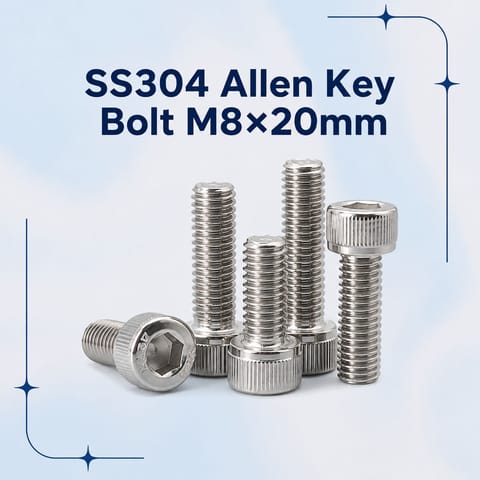 SS304 Allen Key Bolt M8×20mm