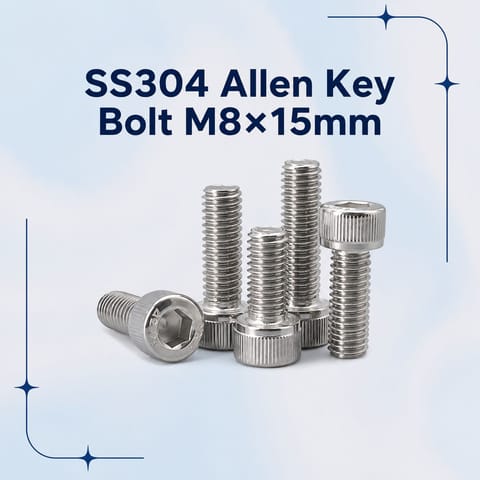 SS304 Allen Key Bolt M8×15mm