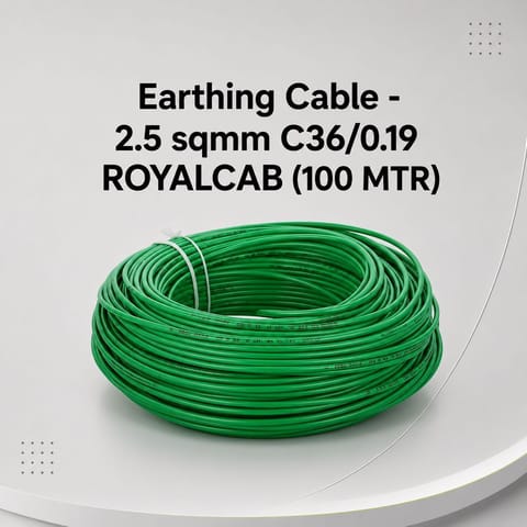 Earthing Cable - 2.5 sqmm C36/0.19 (100 MTR)