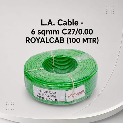 L.A. Cable - 6 sqmm C27/0.00 (100 MTR)