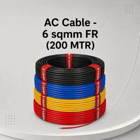 AC Cable - 6 sqmm FR (200 MTR)