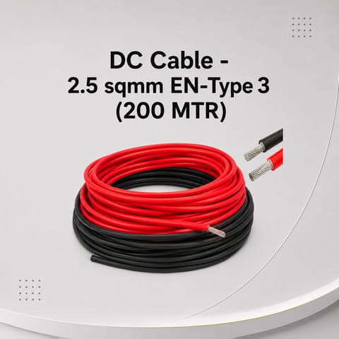 DC Cable - 2.5 sqmm EN-Type 3 (200 MTR)