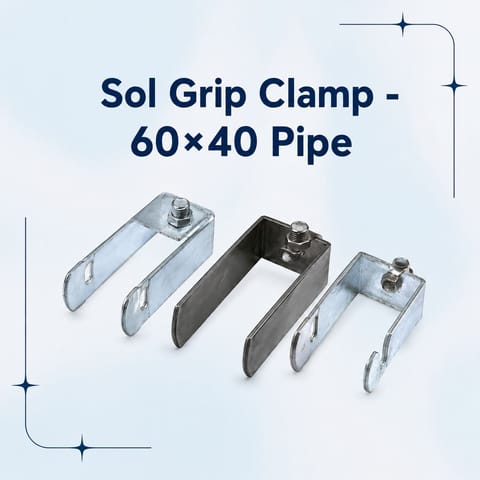 Sol Grip Clamp - 60×40 Pipe