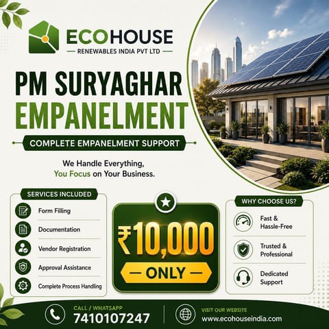 PM Suryaghar Empanelment Online Complete Support