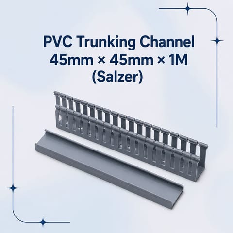PVC Trunking Channel 45mm × 45mm × 1M (Salzer)