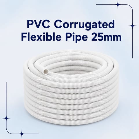 PVC Corrugated Flexible Pipe 25mm
