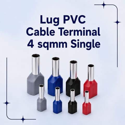 Lug PVC Cable Terminal 4 sqmm Single