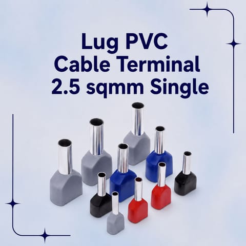 Lug PVC Cable Terminal 2.5 sqmm Single
