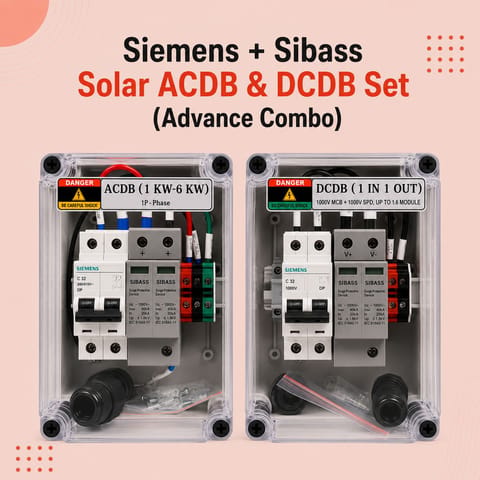 Siemens + Sibass Solar ACDB & DCDB Set (Advance Combo)