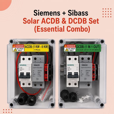 Siemens + Sibass Solar ACDB & DCDB Set (Essential Combo)