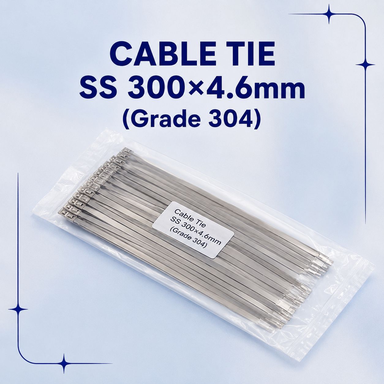 Cable Tie SS 300×4.6mm