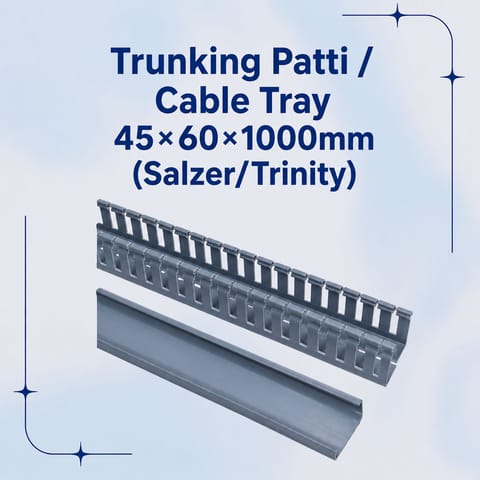 Trunking Patti / Cable Tray 45×60×1000mm (Salzer/Trinity)