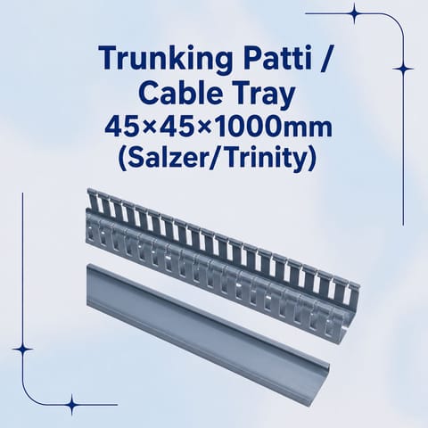 Trunking Patti / Cable Tray 45×45×1000mm (Salzer/Trinity)