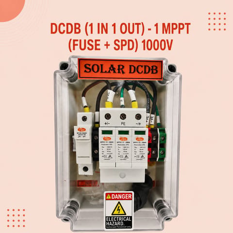 DCDB (1 IN 1 OUT)- 1 MPPT (FUSE + SPD) 1000V
