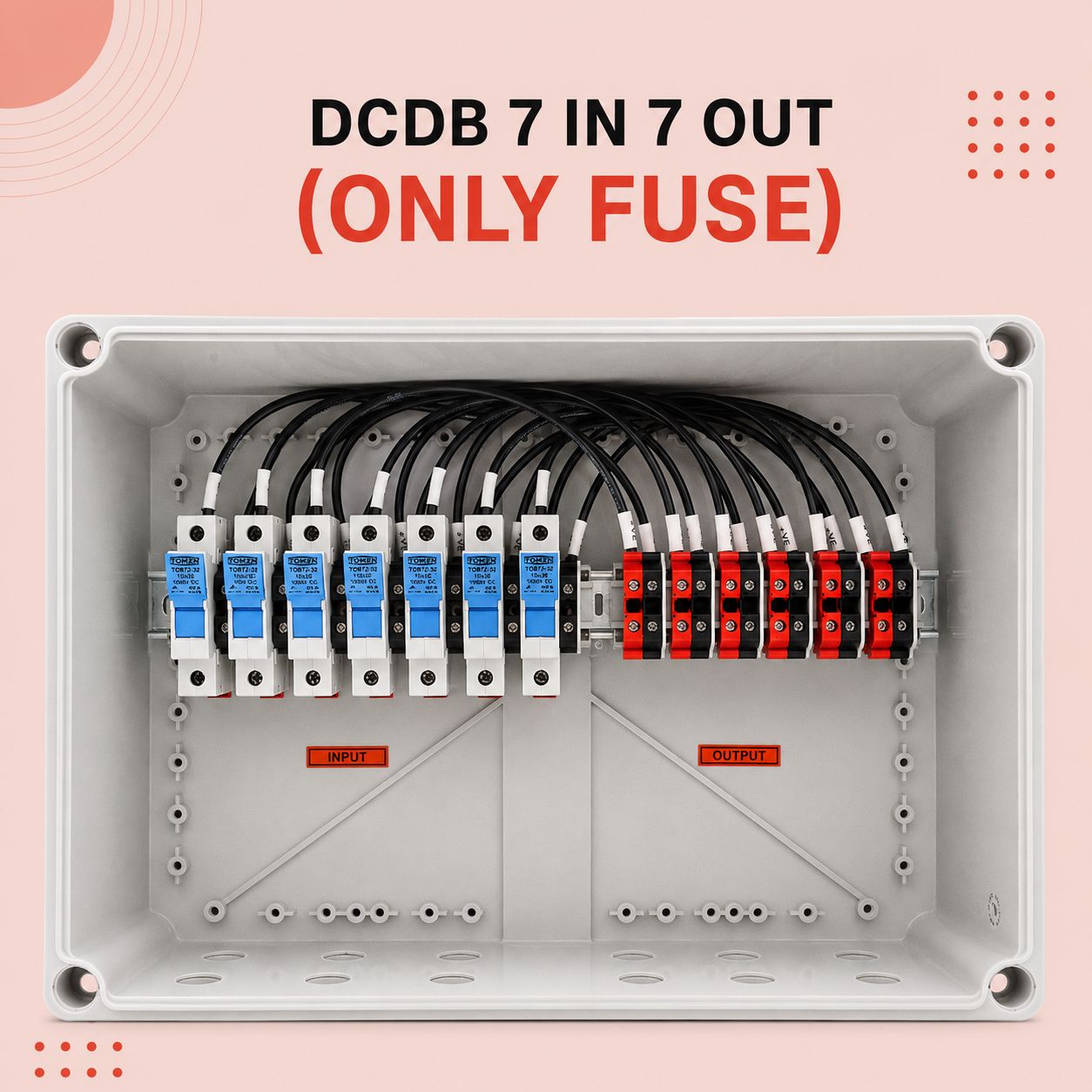 DCDB 7 IN 7 OUT (ONLY FUSE)