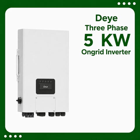 Deye Three Phase 5 KW Ongrid Inverter