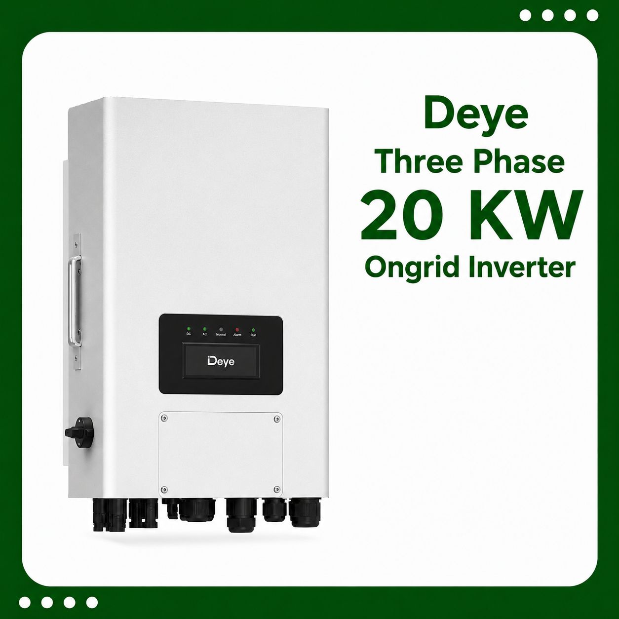 Deye Three Phase 20 KW Ongrid Inverter