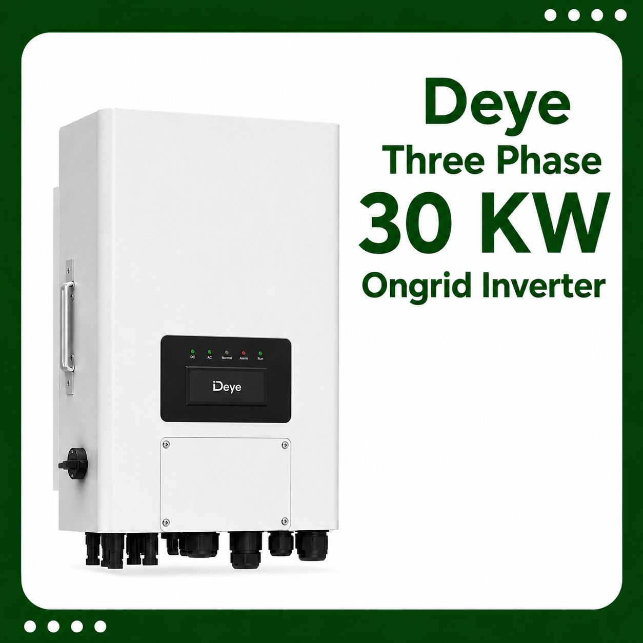 Deye Three Phase 30 KW Ongrid Inverter