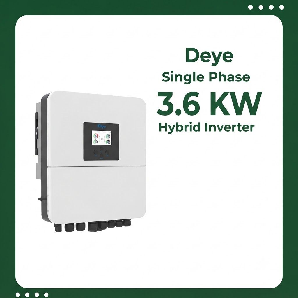 Deye Single Phase 3.6 KW Hybrid Inverter