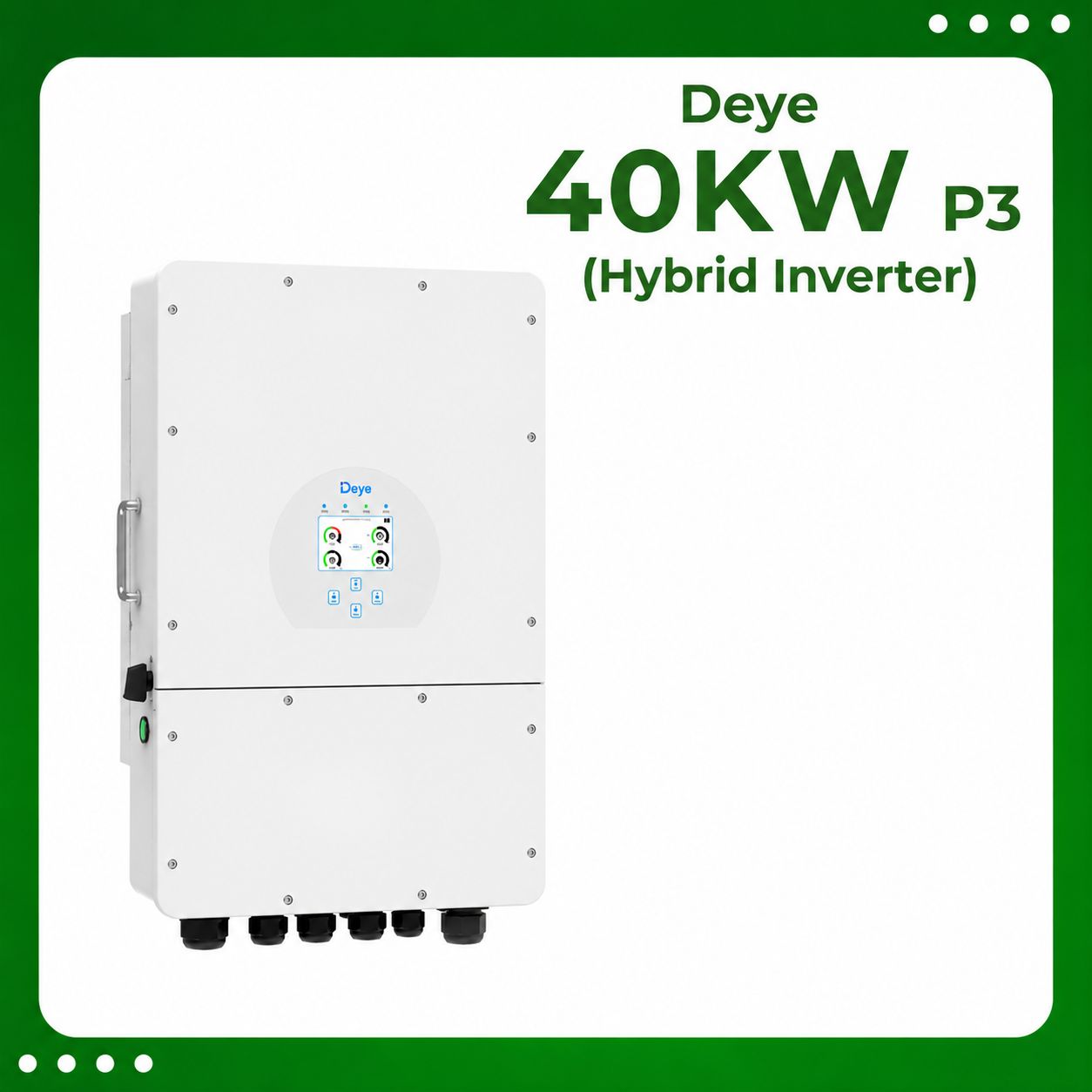 Deye Three Phase 40 KW Hybrid Inverter