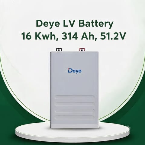 Deye LV Battery 16 Kwh, 314 Ah, 51.2V
