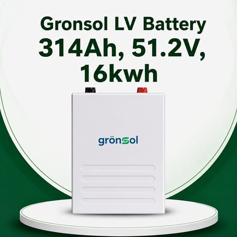  Gronsol LV Battery 314Ah, 51.2V	,16kwh