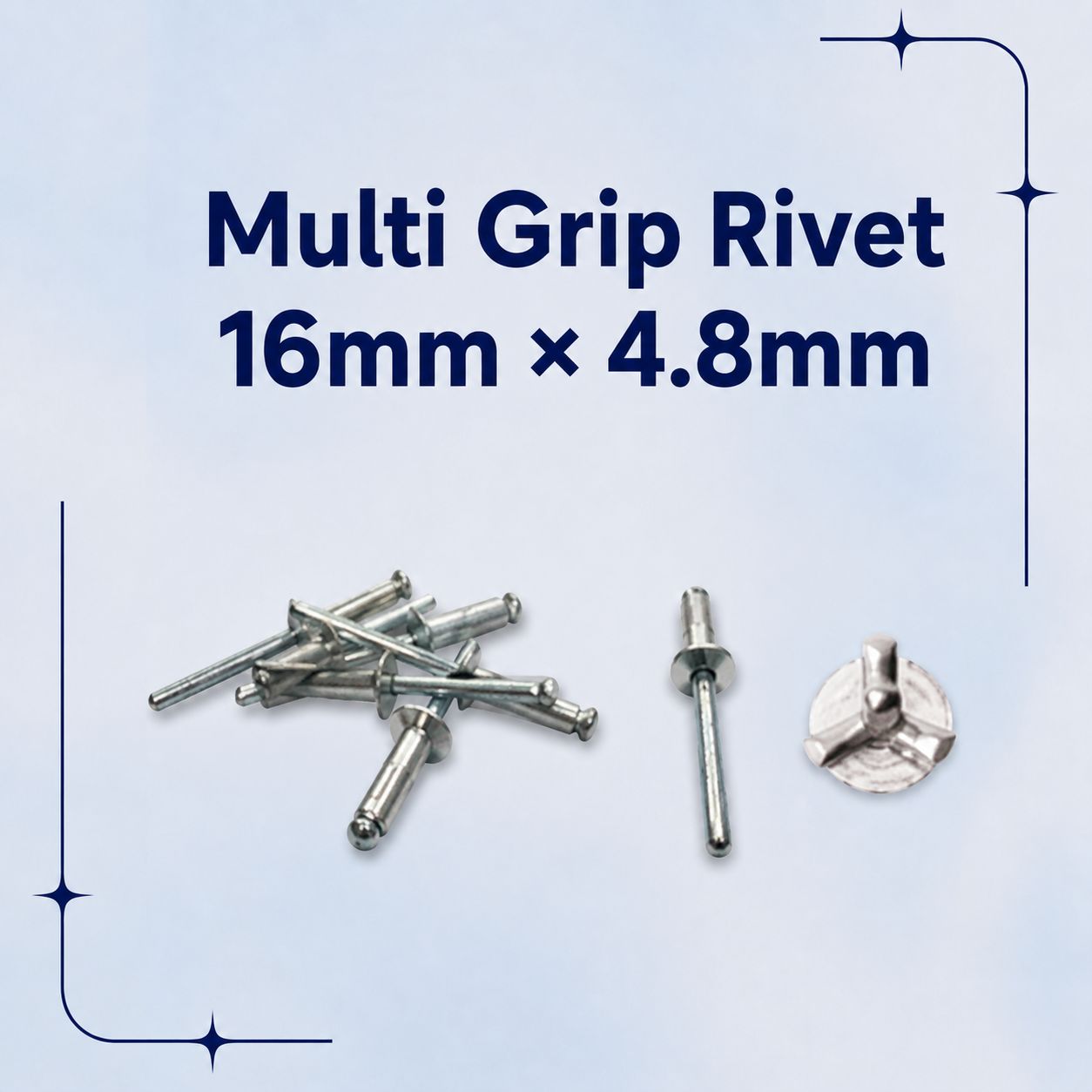 Multi Grip Rivet 16mm × 4.8mm