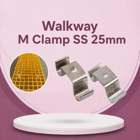 Walkway M Clamp SS 25mm
