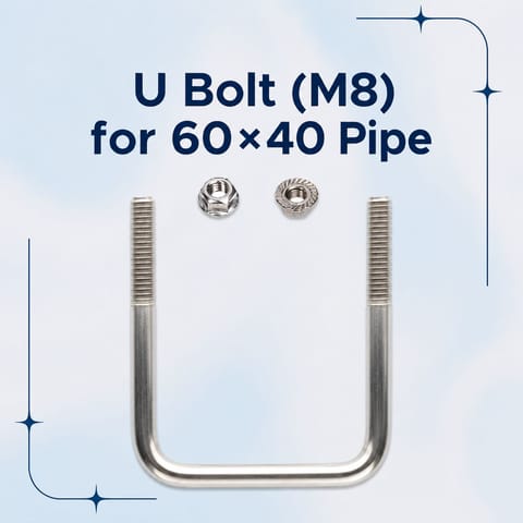U Bolt (M8) for 60×40 Pipe