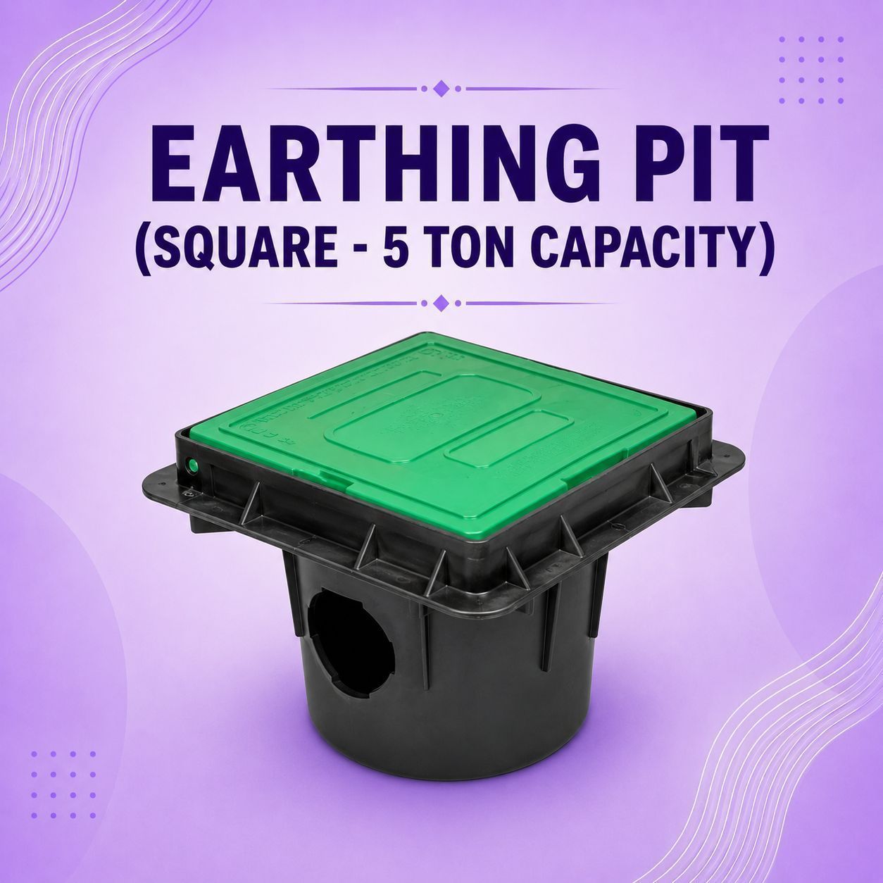 Earthing Pit (Square – 5 Ton Capacity)