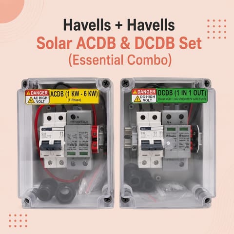 Havells + Havells Solar ACDB & DCDB Set (Essential Combo)