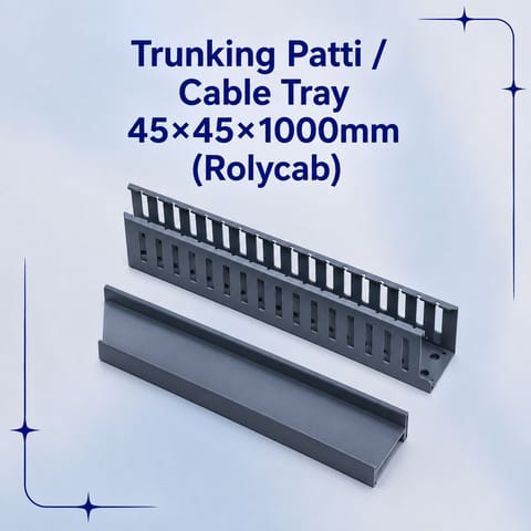 Trunking Patti / Cable Tray 45×45×1000mm (Rolycab)