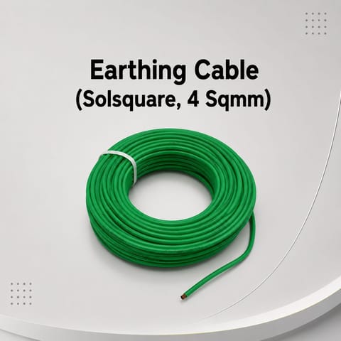 Earthing Cable (Solsquare, 4 Sqmm) – Copper